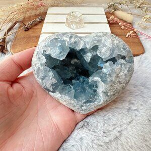 Gorgeous Large Celestite Heart Cluster